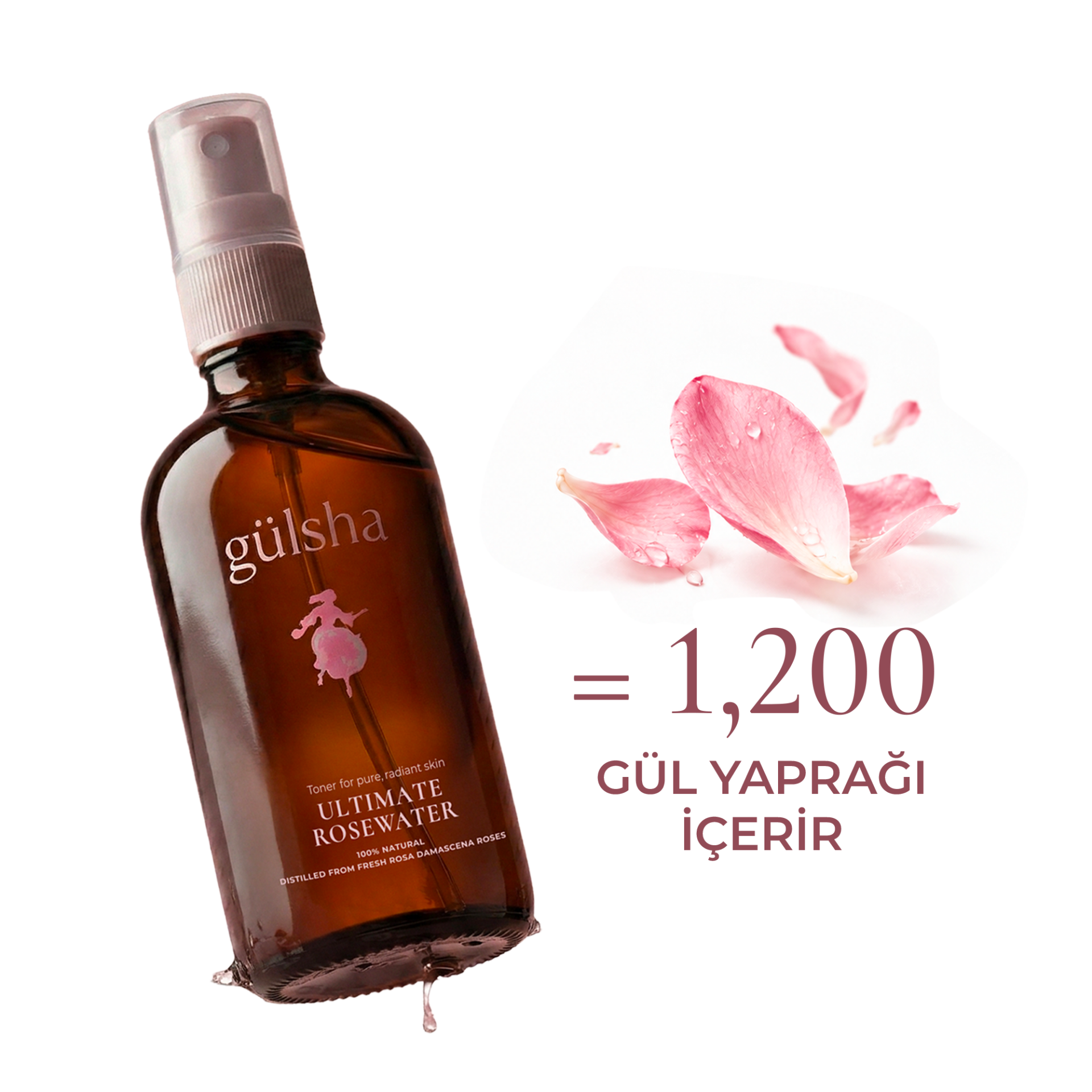 Tam Gül Suyu 100 ml
