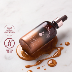 Bronz Işıltılı Güllü Vücut İksiri