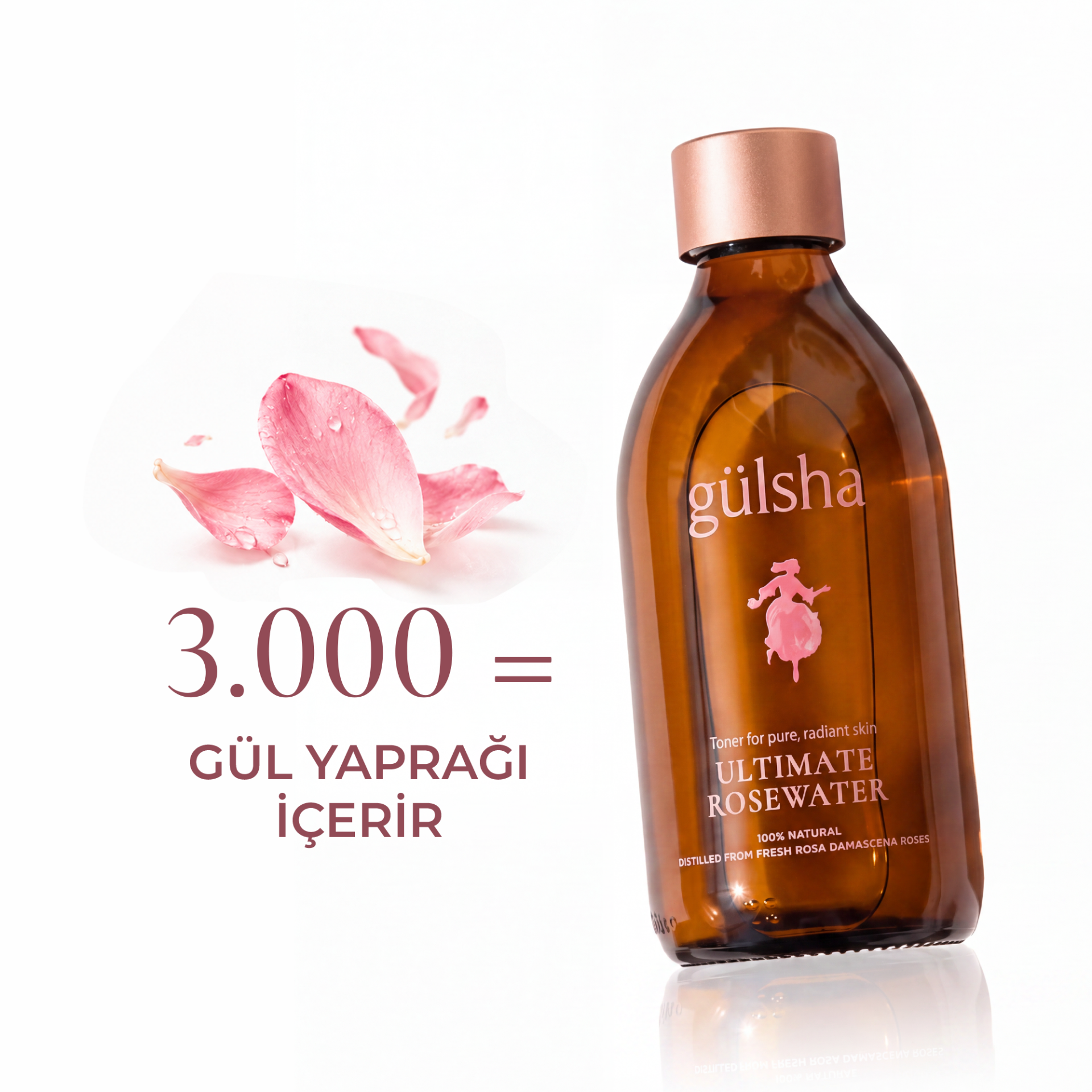 Tam Gül Suyu 250 ml X3